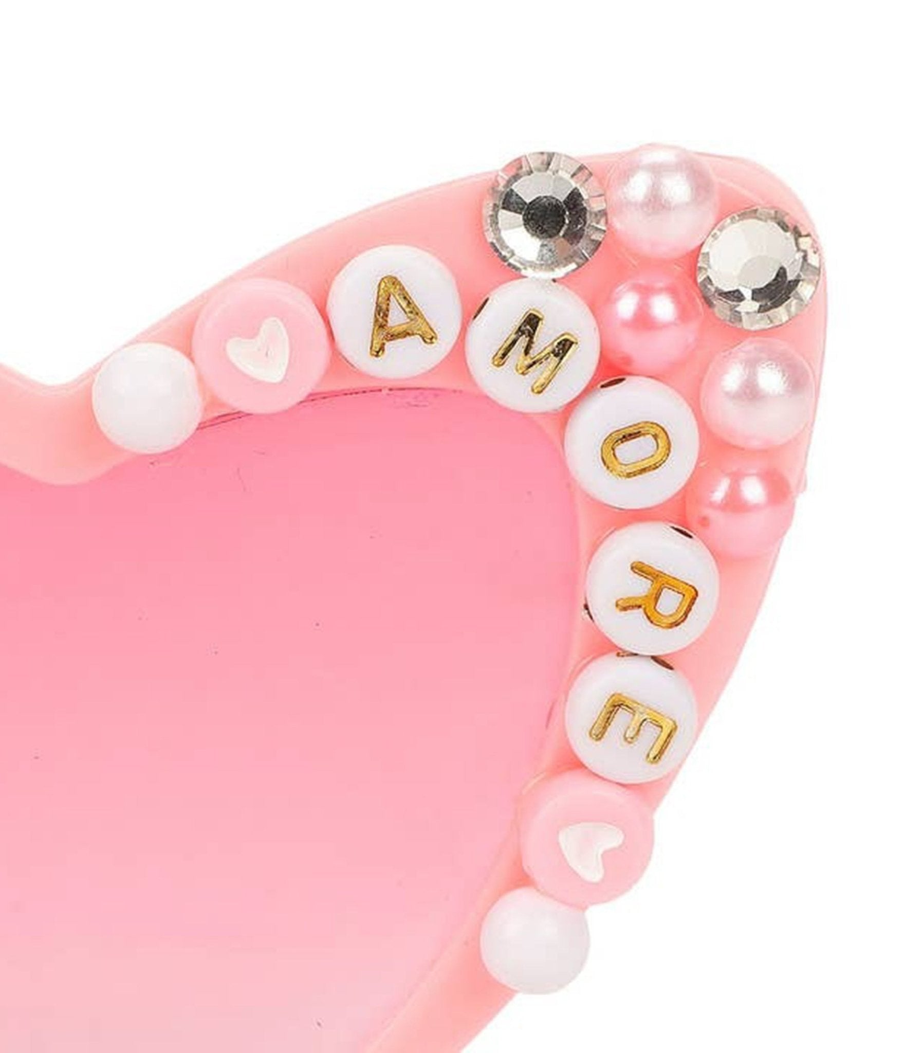 Pink Love Cat Eye Heart Glasses - Unique Vintage - Womens, ACCESSORIES, SUNGLASSES