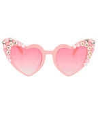 Pink Love Cat Eye Heart Glasses - Unique Vintage - Womens, ACCESSORIES, SUNGLASSES
