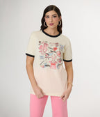 Pink Pony Club Collage Graphic Tee - Unique Vintage - Womens, TOPS, TEES