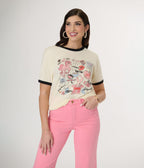 Pink Pony Club Collage Graphic Tee - Unique Vintage - Womens, TOPS, TEES