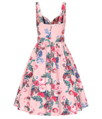 Pink Rosabelle Bloom Swing Dress - Unique Vintage - Swing Dresses