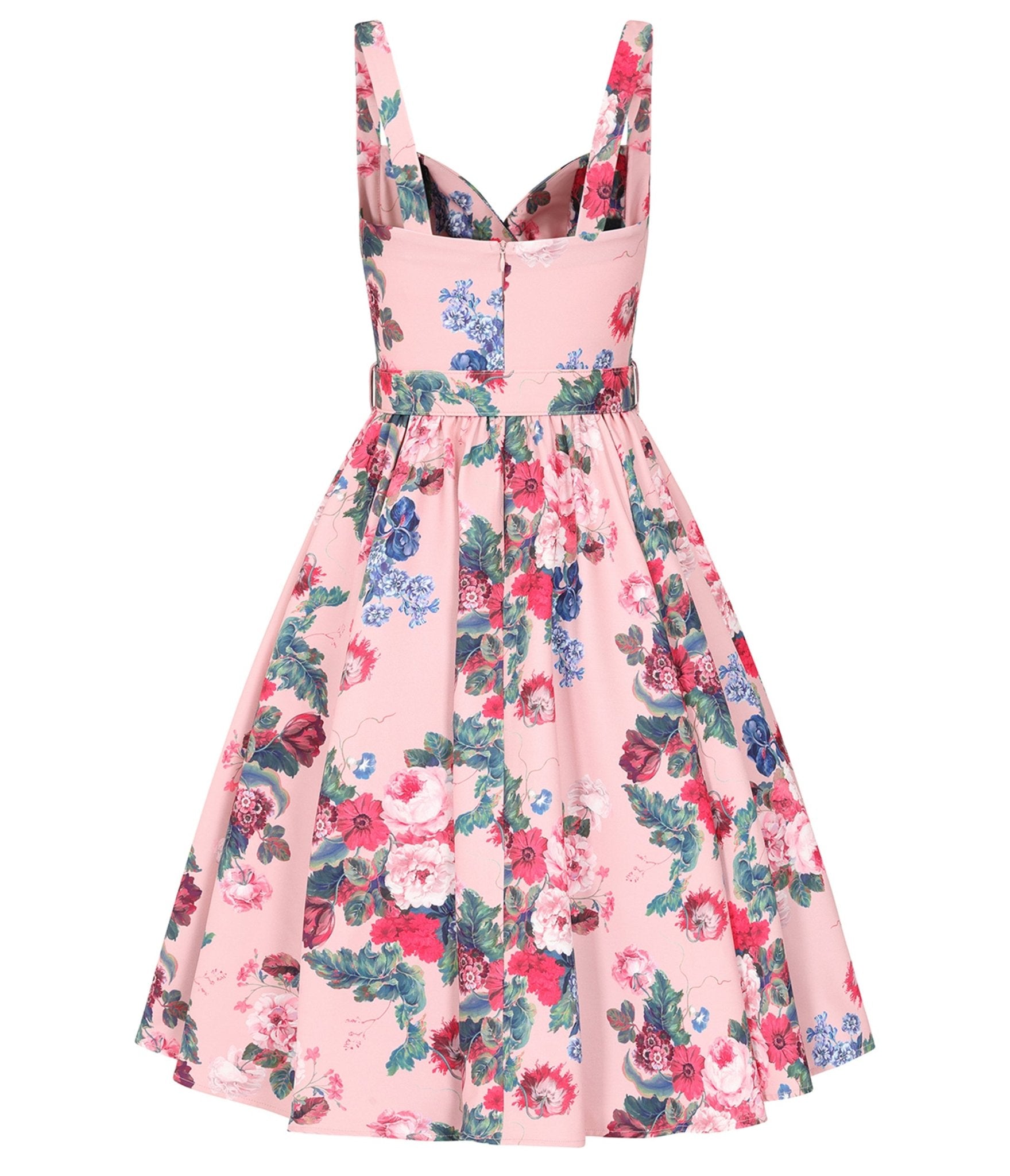 Pink Rosabelle Bloom Swing Dress - Unique Vintage - Swing Dresses
