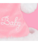 Pink Santa Baby Hat - Unique Vintage - Womens, ACCESSORIES, HATS