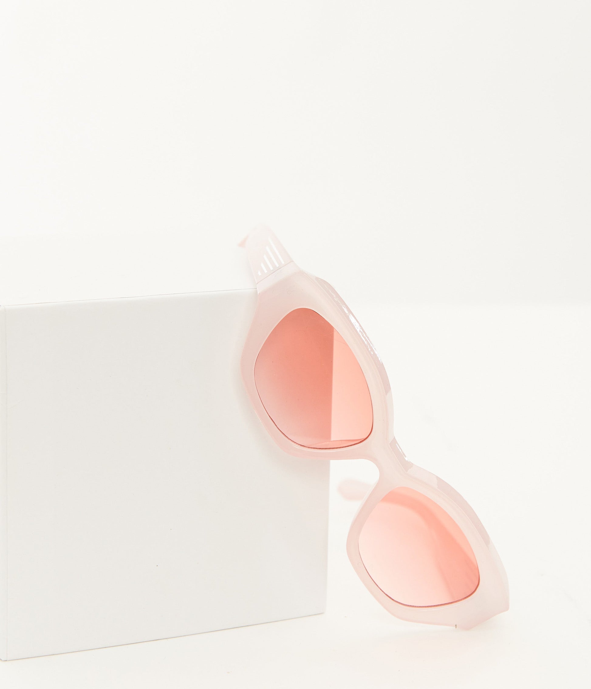 Pink Tinted Sunglasses - Unique Vintage - Womens, ACCESSORIES, SUNGLASSES