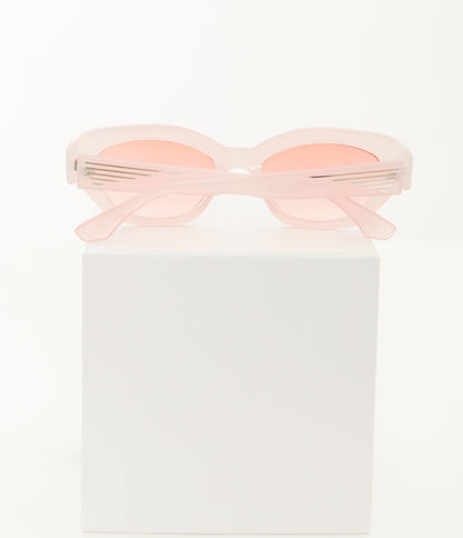 Pink Tinted Sunglasses - Unique Vintage - Womens, ACCESSORIES, SUNGLASSES