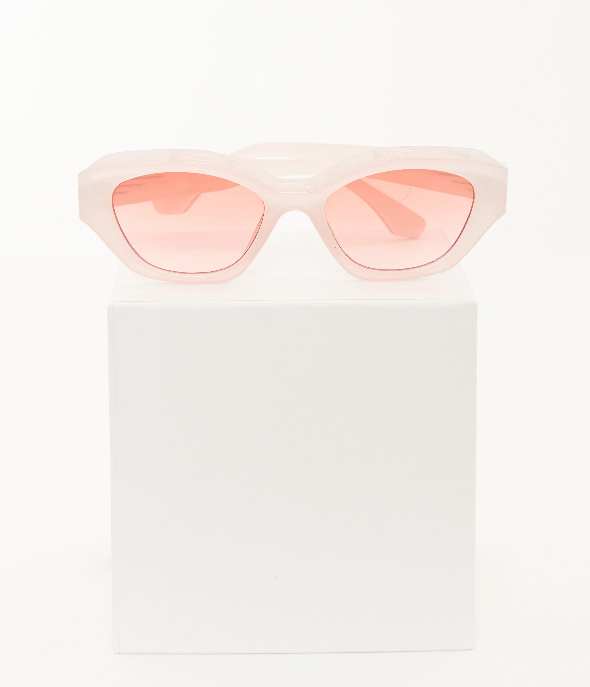 Pink Tinted Sunglasses - Unique Vintage - Womens, ACCESSORIES, SUNGLASSES