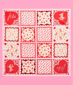 Pink Valentines Day Hair Scarf - Unique Vintage - Womens, ACCESSORIES, JEWELRY