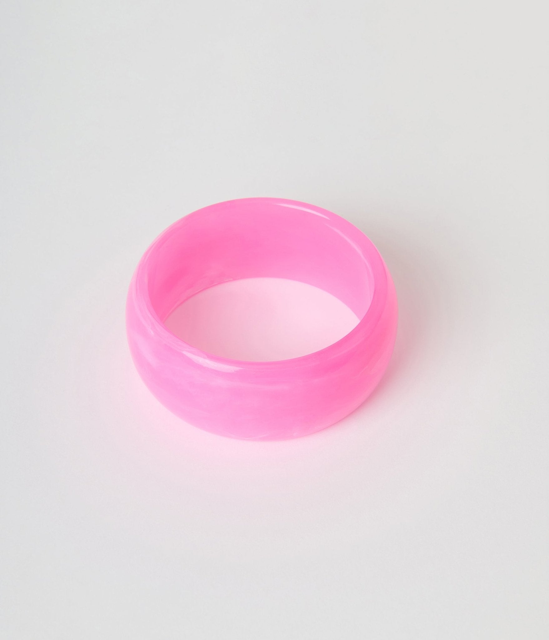 Pink Wide Bangle - Unique Vintage - Womens, ACCESSORIES, JEWELRY