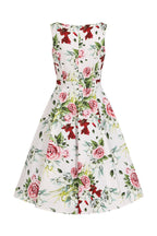 Plus Size Floral Print Carole Swing Dress - Unique Vintage - Womens, DRESSES, SWING