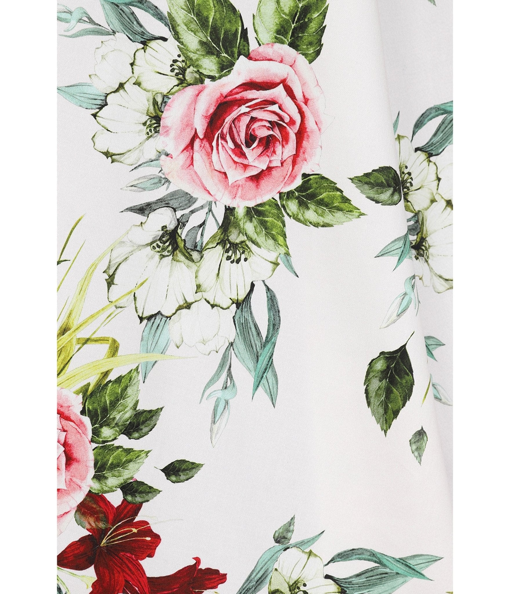 Plus Size Floral Print Carole Swing Dress - Unique Vintage - Womens, DRESSES, SWING