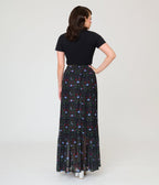 Practical Magic x Smak Parlour Midnight Garden Boho Maxi Skirt - Unique Vintage -