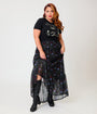 Smak Parlour Plus Size Midnight Margaritas Boho Maxi Skirt