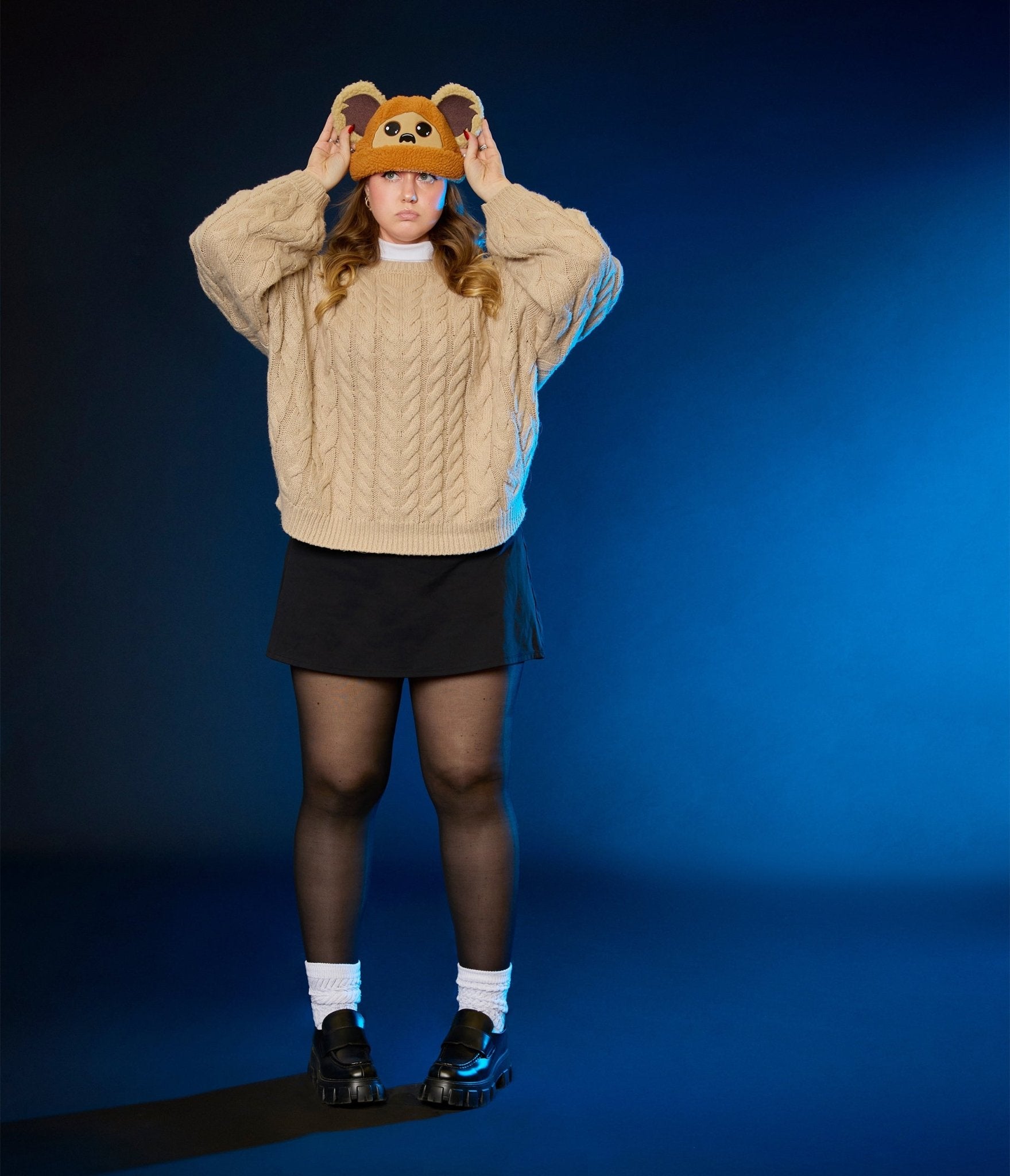 Pre - Order Cakeworthy Star Wars Wicket Sherpa Beanie - Unique Vintage - Womens, ACCESSORIES, HATS