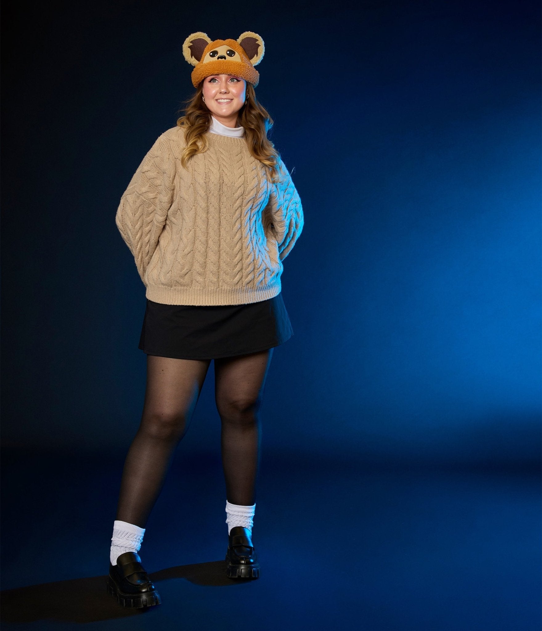 Pre - Order Cakeworthy Star Wars Wicket Sherpa Beanie - Unique Vintage - Womens, ACCESSORIES, HATS
