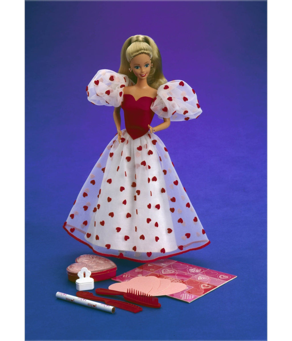 Preorder - Barbie x Unique Vintage Red Hearts Loving You Swing Dress - Unique Vintage - Womens, DRESSES, SWING