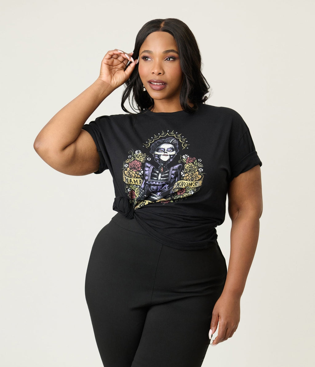 Disney Pixar Coco Collection by Unique Vintage Mama Knows Best Unisex Graphic Tee - Unique Vintage - Womens, GRAPHIC TEES