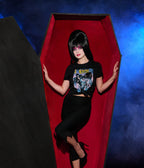 Preorder - Elvira x Unique Vintage Elvira In Monsterland Unisex Graphic Tee - Unique Vintage - Womens, GRAPHIC TEES, TEES