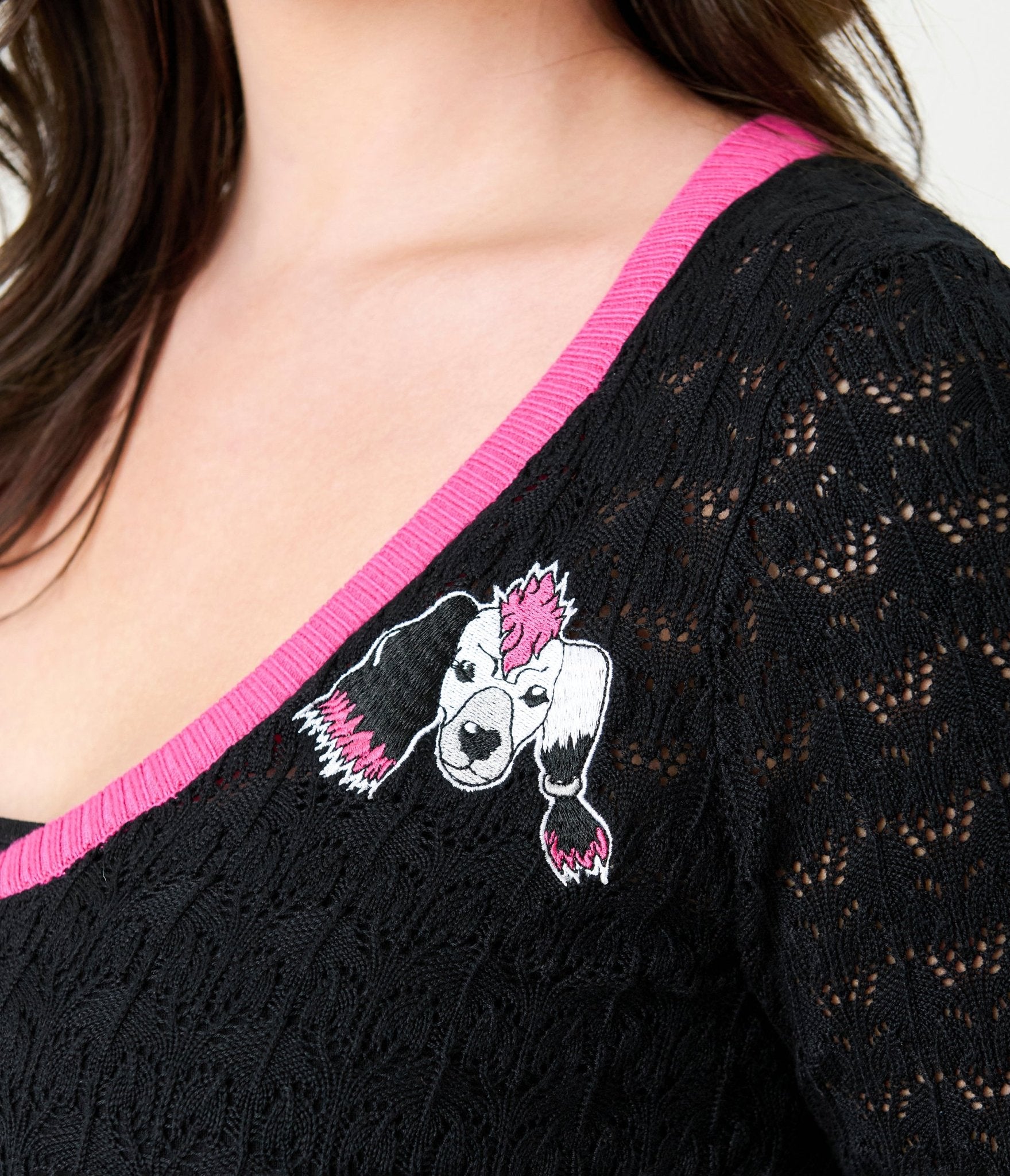 Preorder - Elvira x Unique Vintage Gonk Cardigan - Unique Vintage - Womens, TOPS, SWEATERS