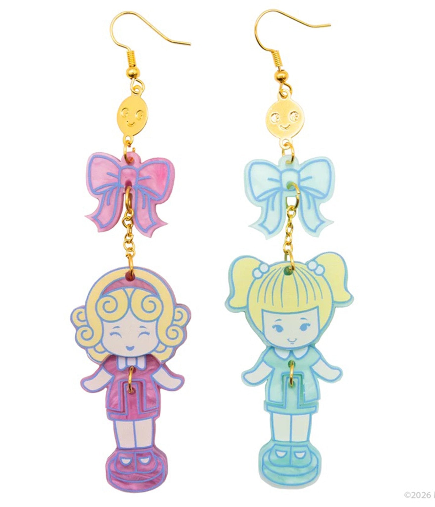 Preorder - Polly Pocket BFF Earrings - Unique Vintage - Womens, ACCESSORIES, JEWELRY