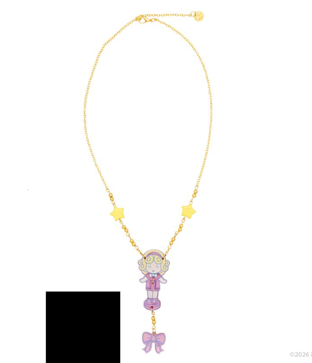Preorder - Polly Pocket Pink Bow Necklace - Unique Vintage - Womens, ACCESSORIES, JEWELRY