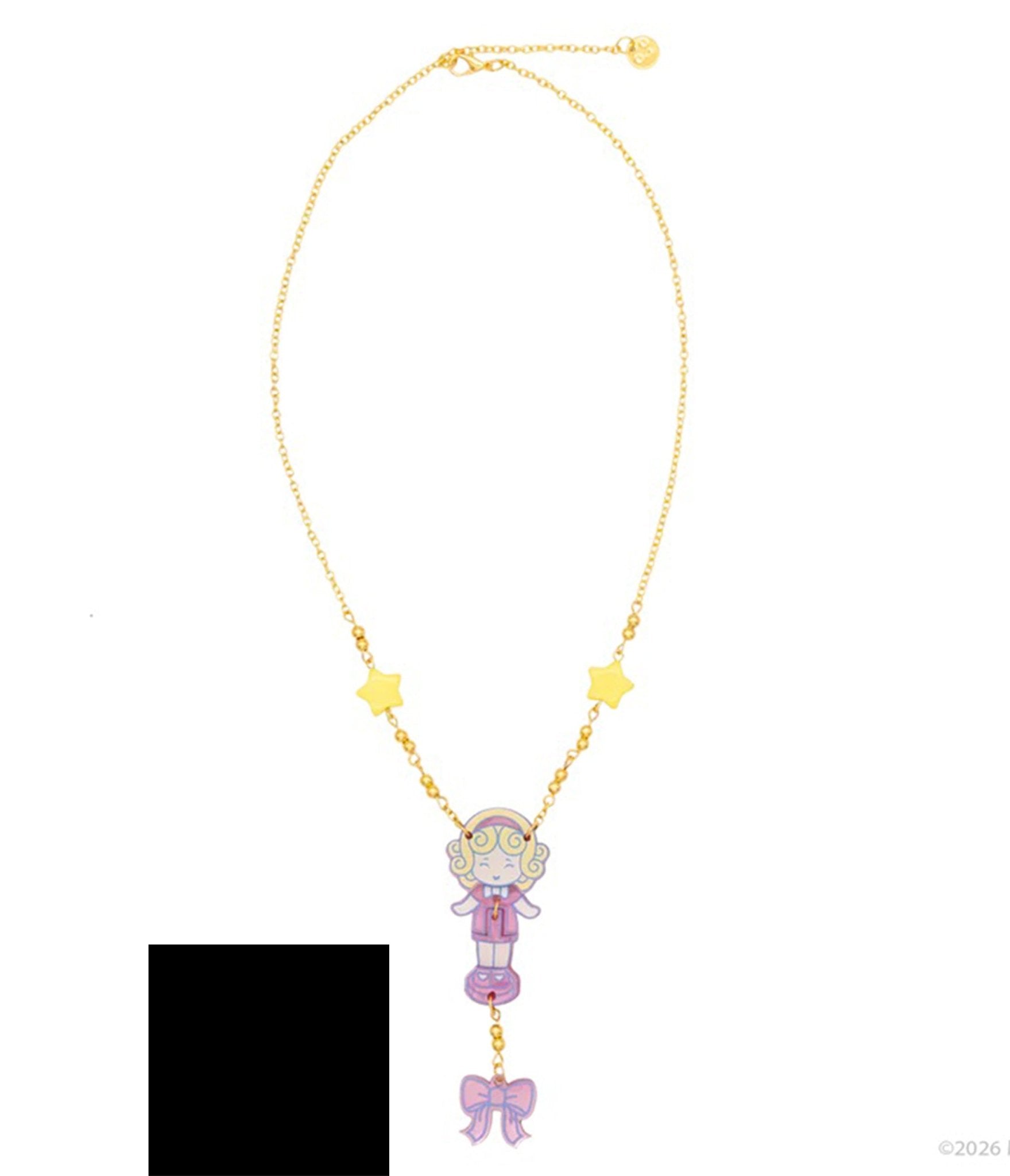 Preorder - Polly Pocket Pink Bow Necklace - Unique Vintage - Womens, ACCESSORIES, JEWELRY