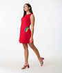 Preorder- Smak Parlour Red Rainbow Pocket Mod Shift Dress