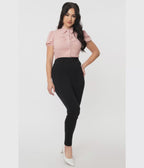 Unique Vintage 1950s Black High Waist Rizzo Cigarette Pants