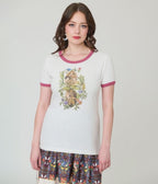 Harry Potter x Unique Vintage Herbology Print Ringer Graphic Tee