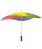 Rainbow Heart Shaped Umbrella - Unique Vintage - Womens, ACCESSORIES, UMBRELLAS