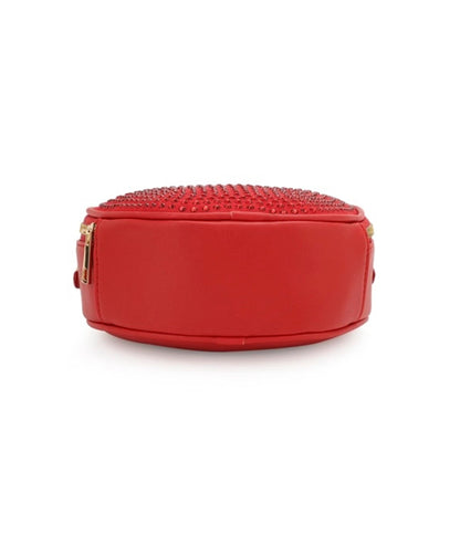 Red Apple Rhinestone Crossbody Bag - Unique Vintage - Womens, ACCESSORIES, HANDBAGS