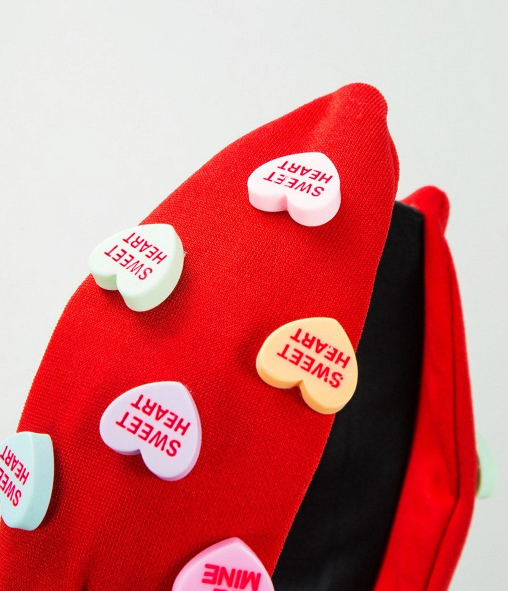 Red Candy Heart Headband - Unique Vintage - Womens, ACCESSORIES, HAIR