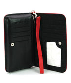 Red Faux Leather Dracula Novel Wallet - Unique Vintage - Womens, ACCESSORIES, HANDBAGS