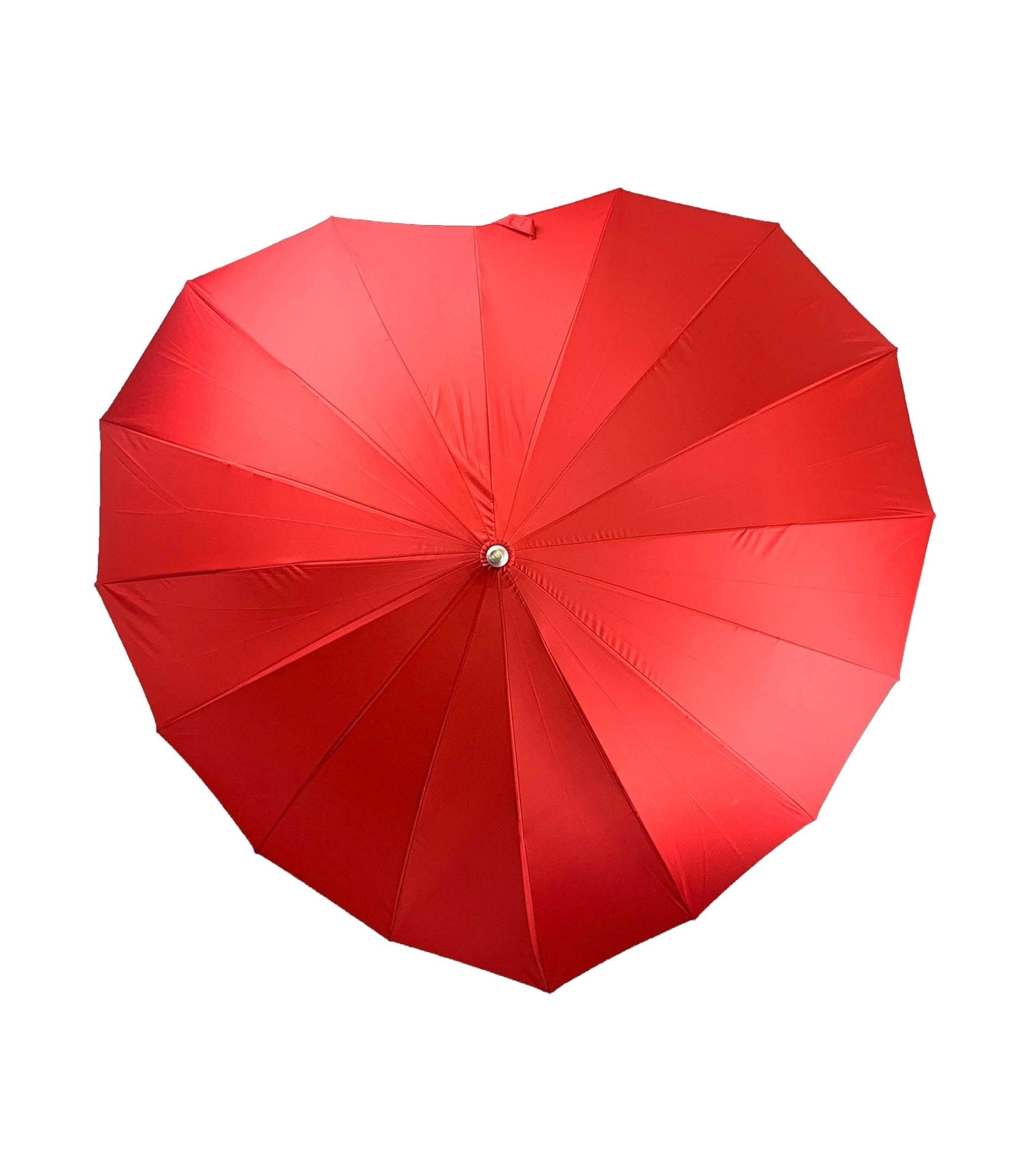 Red Heart Shaped Umbrella - Unique Vintage - Womens, ACCESSORIES, UMBRELLAS