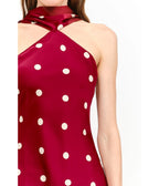 Red Polka Dot Magdalena Maxi Dress - Unique Vintage - Womens, DRESSES, MAXI