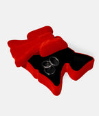 Red Velvet Bow Jewelry Box - Unique Vintage - Womens, ACCESSORIES, GIFTS/HOME
