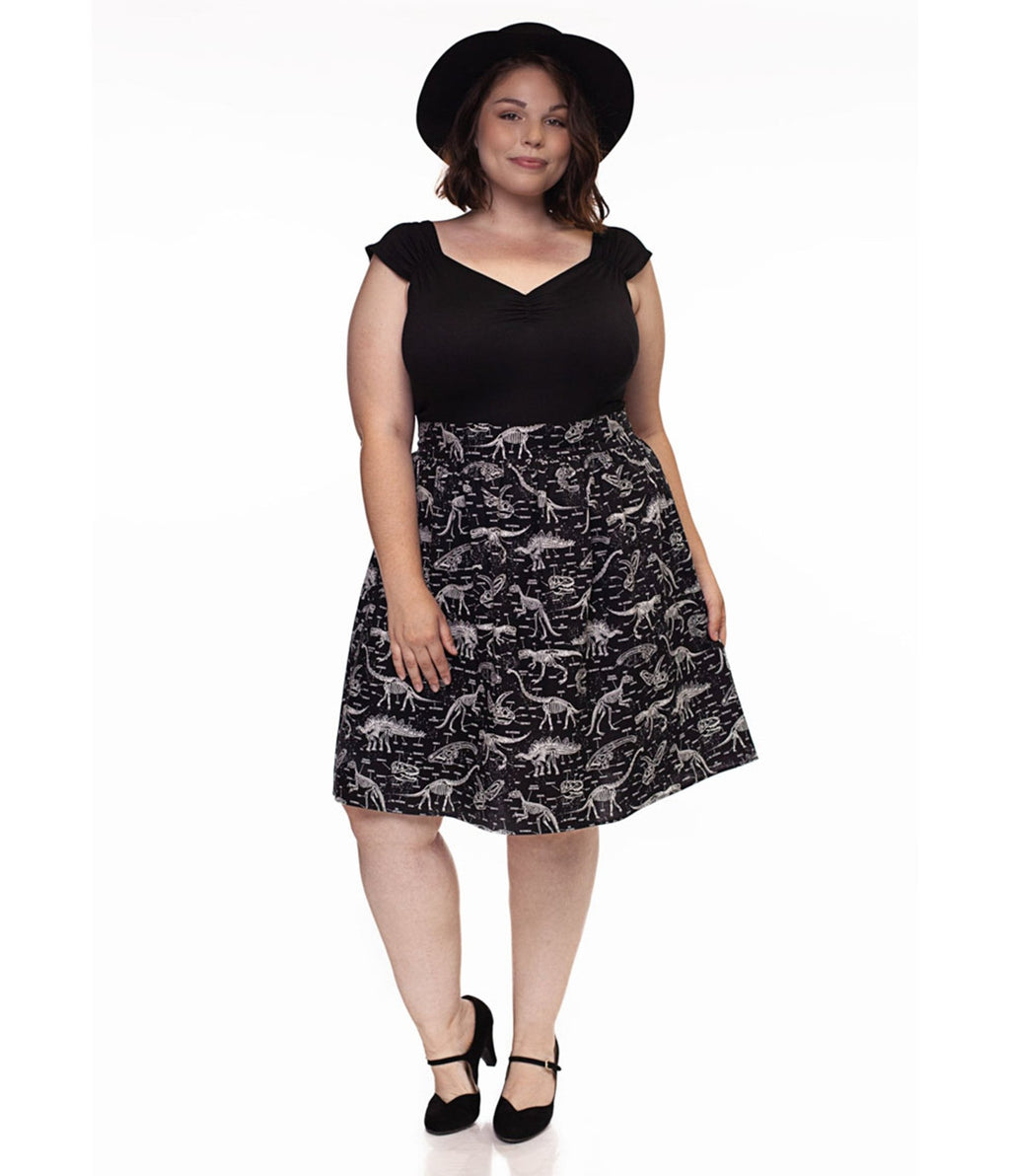 Retrolicious Black Isabel Top - Unique Vintage - Womens, TOPS, WOVEN TOPS