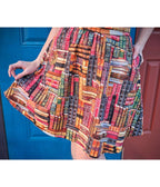 Retrolicious Dont Judge a Book by its Cover Skater Skirt - Unique Vintage - Womens, BOTTOMS, SKIRTS