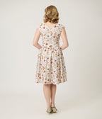 Retrolicious Forest Animal Print Greta Swing Dress - Unique Vintage - Womens, DRESSES, SWING