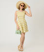 Retrolicious Pineapple Print Skater Dress