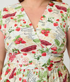 Retrolicious Plus Size Strawberry Print Greta Swing Dress - Unique Vintage - Womens, DRESSES, SWING