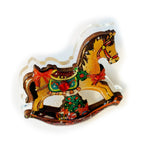 Rocking Horse Christmas Brooch - Unique Vintage - Womens, ACCESSORIES, JEWELRY