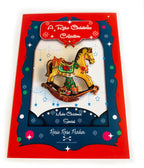 Rocking Horse Christmas Brooch - Unique Vintage - Womens, ACCESSORIES, JEWELRY