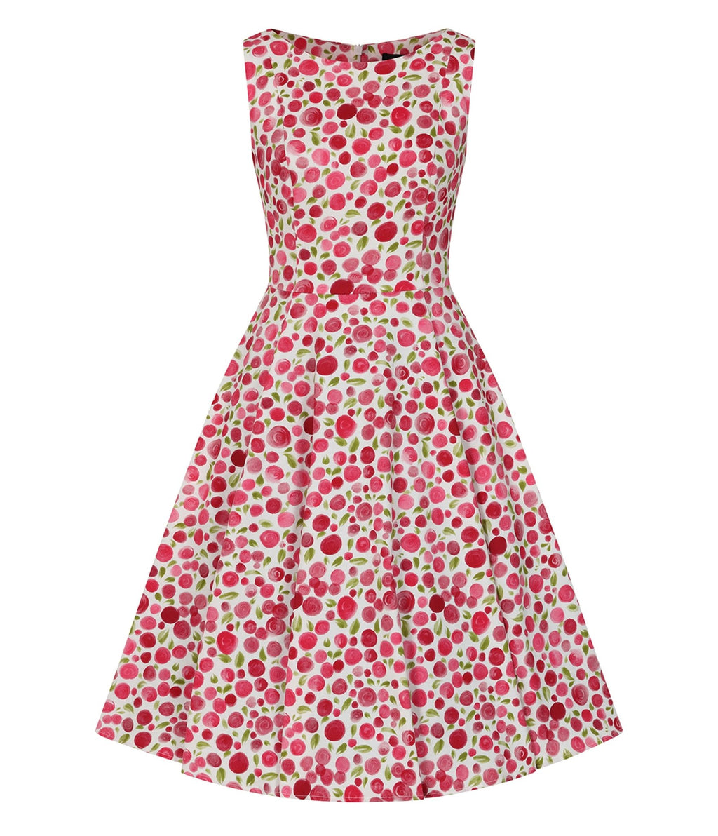 Rosy Petal Swing Dress - Unique Vintage - Womens, DRESSES, SWING