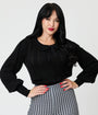 Royal Monk Black Bow Sweater