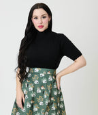 Royal Monk Black Sweet Jane Sweater - Unique Vintage - Womens, TOPS, KNIT TOPS