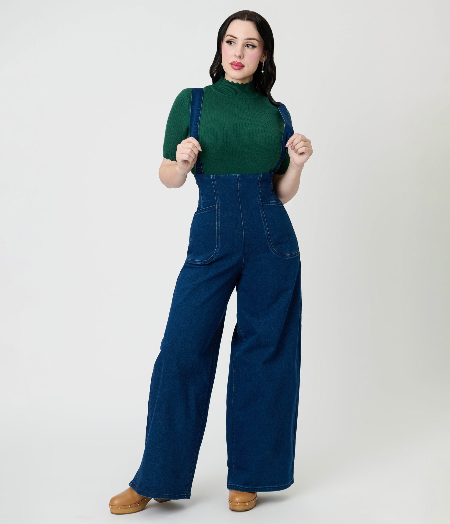 Royal Monk Green Sweet Jane Sweater - Unique Vintage - Womens, TOPS, KNIT TOPS