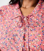 Royal Monk Plus Size Coral Spring Floral Midi Dress - Unique Vintage - Womens, DRESSES, SWING