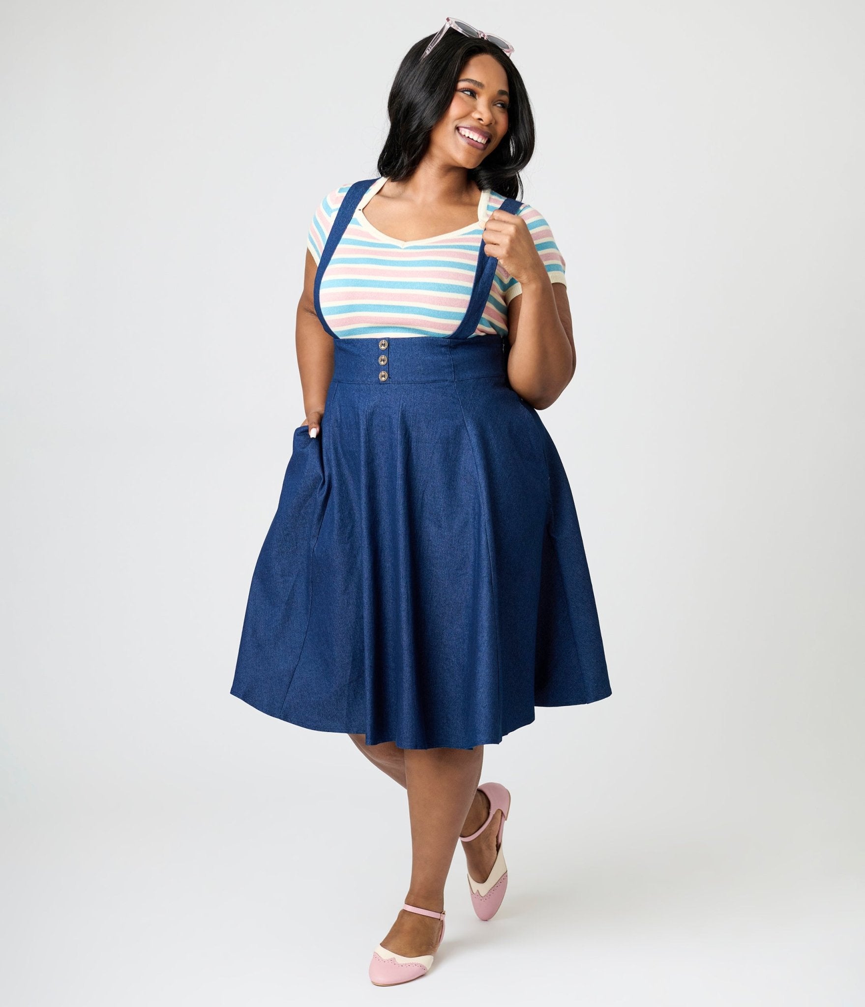 HOT Denim Maxi Skirt 80s Plus Size Skirts Long Denim Skirt Plus