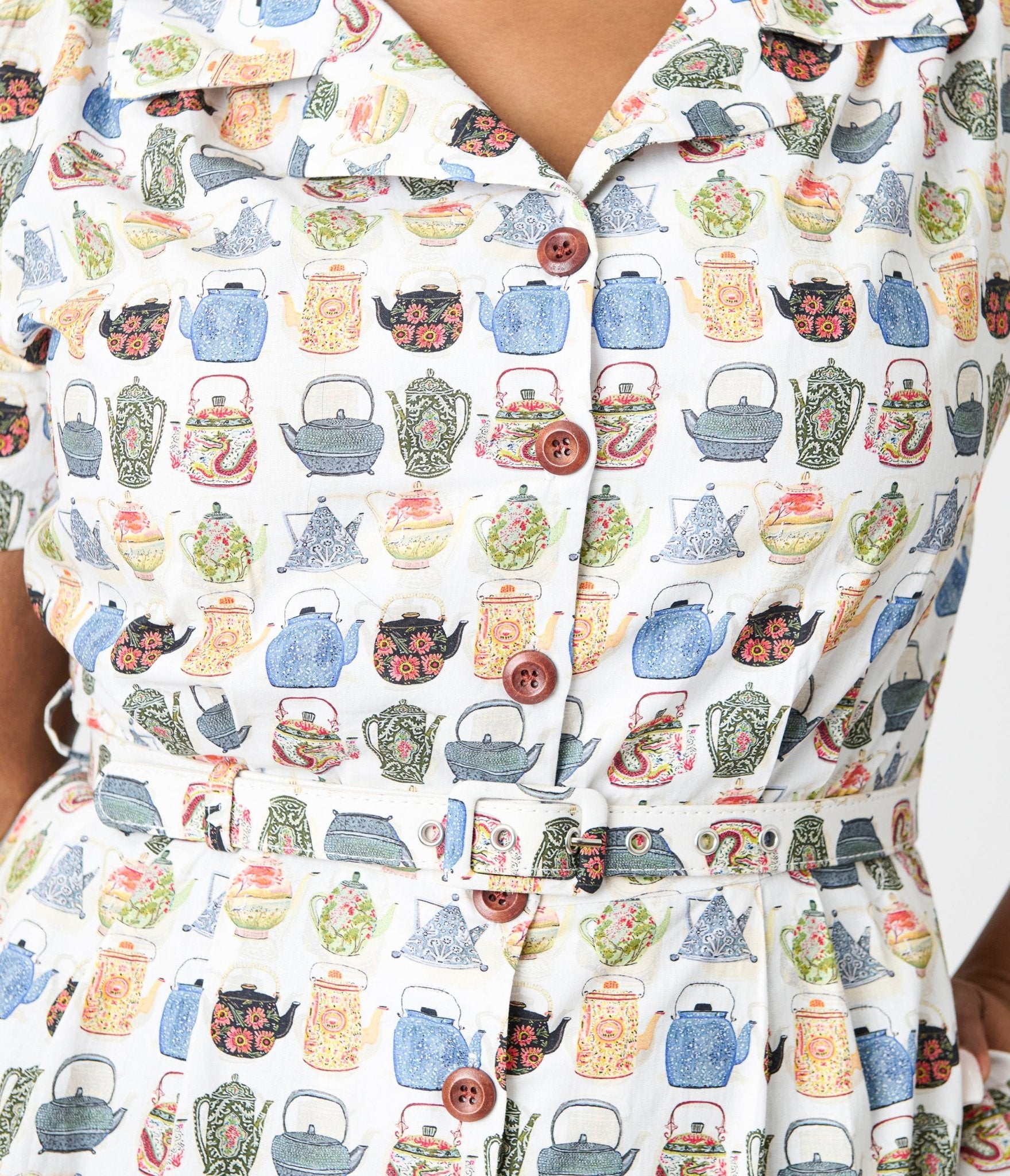 Royal Monk Plus Size Tea Time Kate Swing Dress - Unique Vintage - Womens, DRESSES, SWING