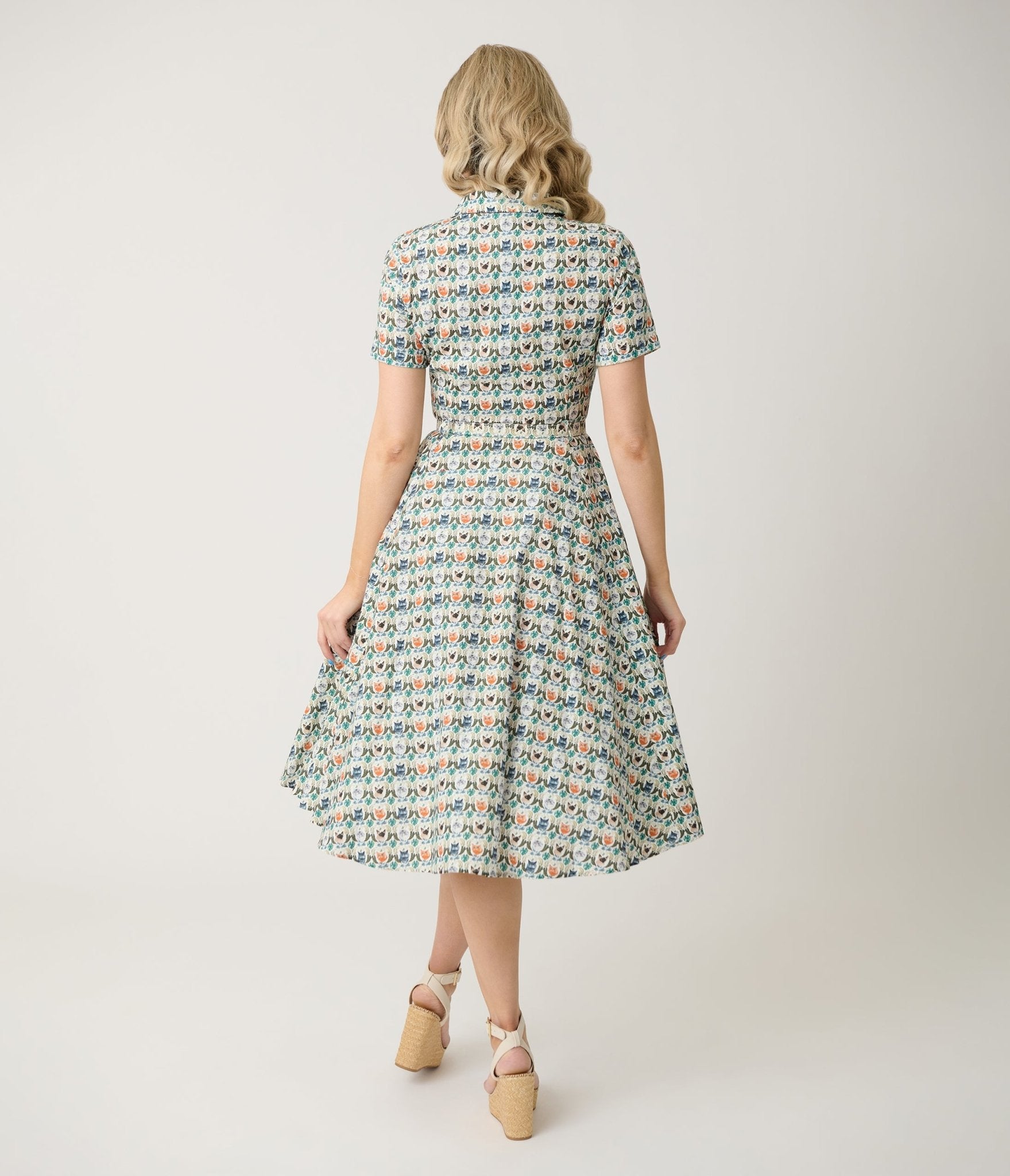 Royal Monk Purrrfect Bella Swing Dress - Unique Vintage - Womens, DRESSES, SWING